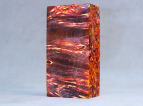 Stabilized Maple Burl Wood Mod Block